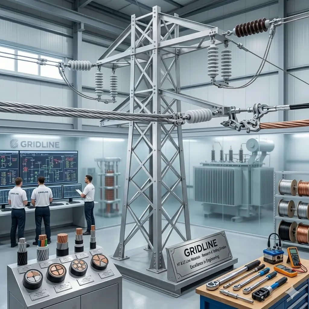 Industrial engineer inspecting insulators
